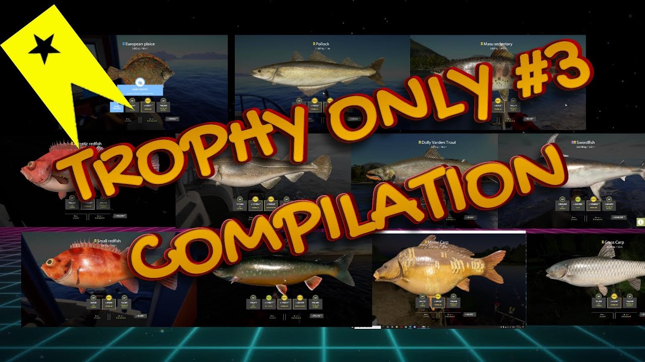 RUSSIAN FISHING 4 - RF4 - TROPHY ONLY #3 COMPILATION