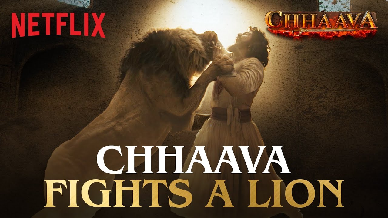 Chhaava&rsquo;s RAW & LEGENDARY Lion Fight 🦁 🔥 | Vicky Kaushal | Netflix India