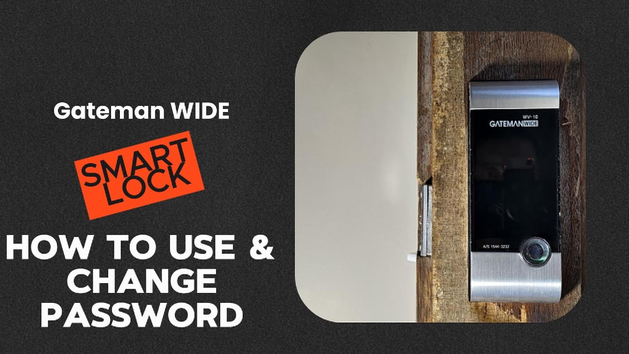 Kiwi Everyday ｜ EP04｜Gateman WV-10 Smart Lock — How to Use & Change PIN 智能数字锁