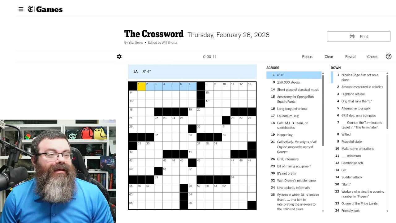 Learning Crossword Week 92 | NYT Crossword Thursday Feb 26th, 2026
