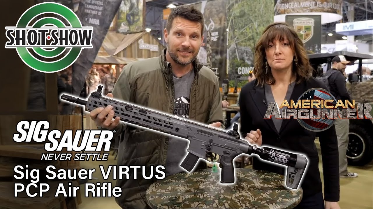 SHOT Show 2020 - Пневматическая винтовка Sig Sauer VIRTUS PCP