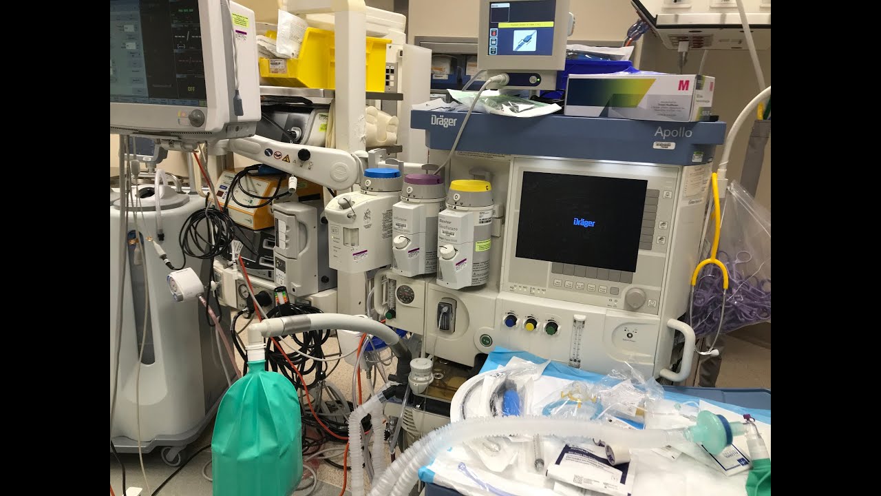 Using an anesthesia machine as an ICU ventilator: Drager Apollo basic concepts