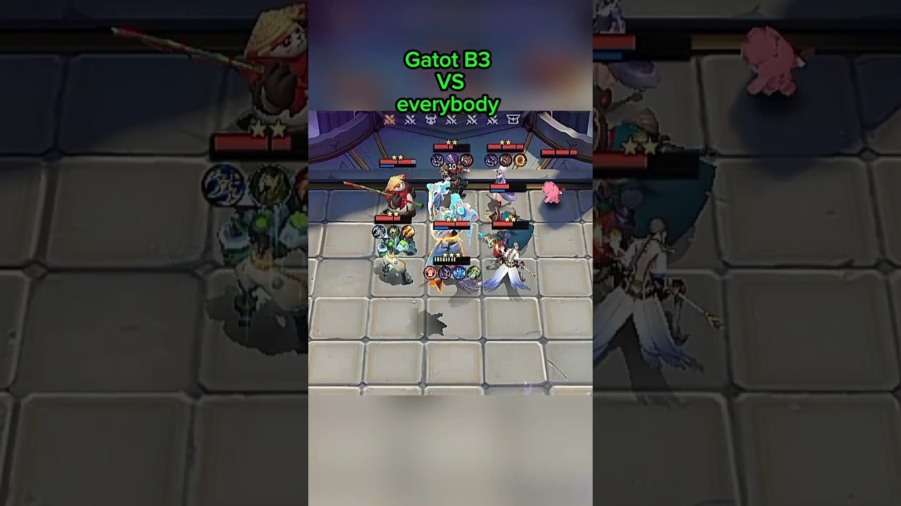 HERO LEGEND B3! Gatot B3 VS everybody!! ~magic chess only