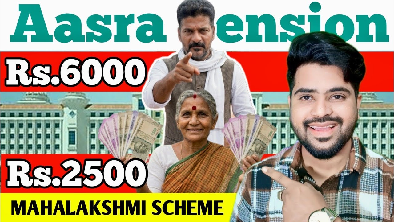 Rs.2500 Mahalakshmi Scheme Rs.6000 Aasra Pension 2 Lakh Pensioners 