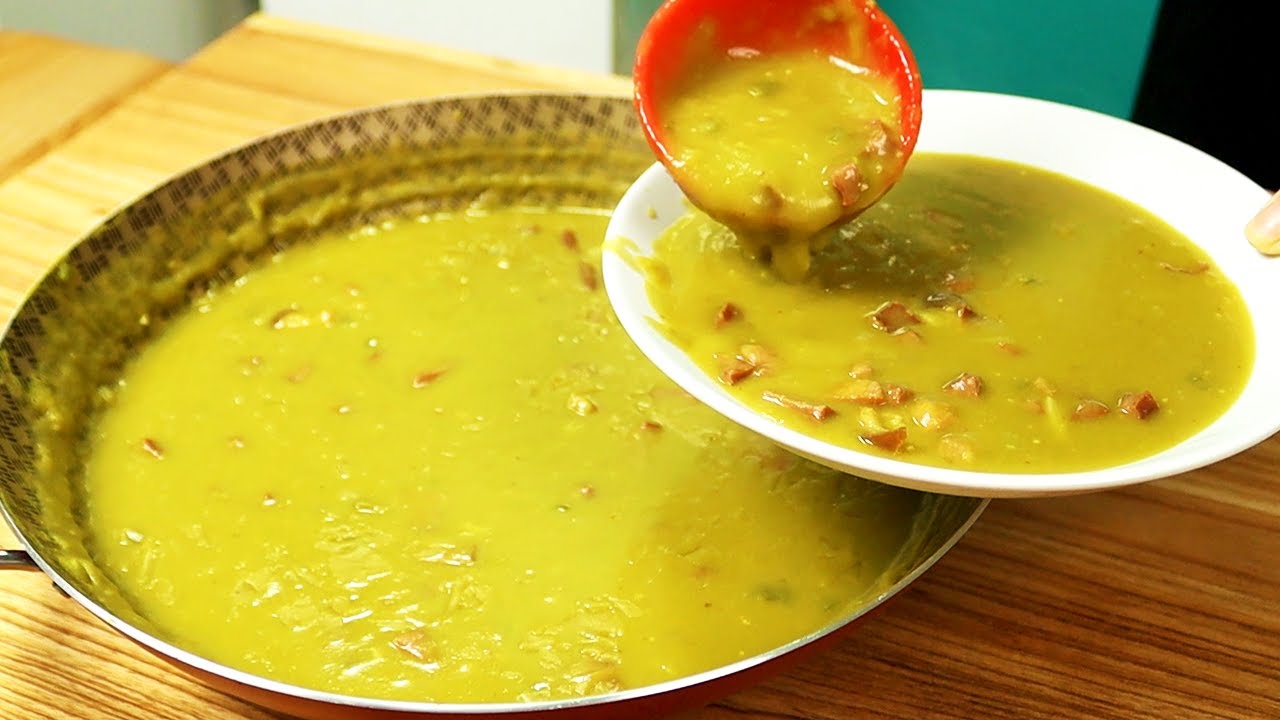 RECEITA PARA O INVERNO !! SOPA DE ERVILHA DELICIOSA DO JEITO QUE FAÇO AQUI EM CASA  !