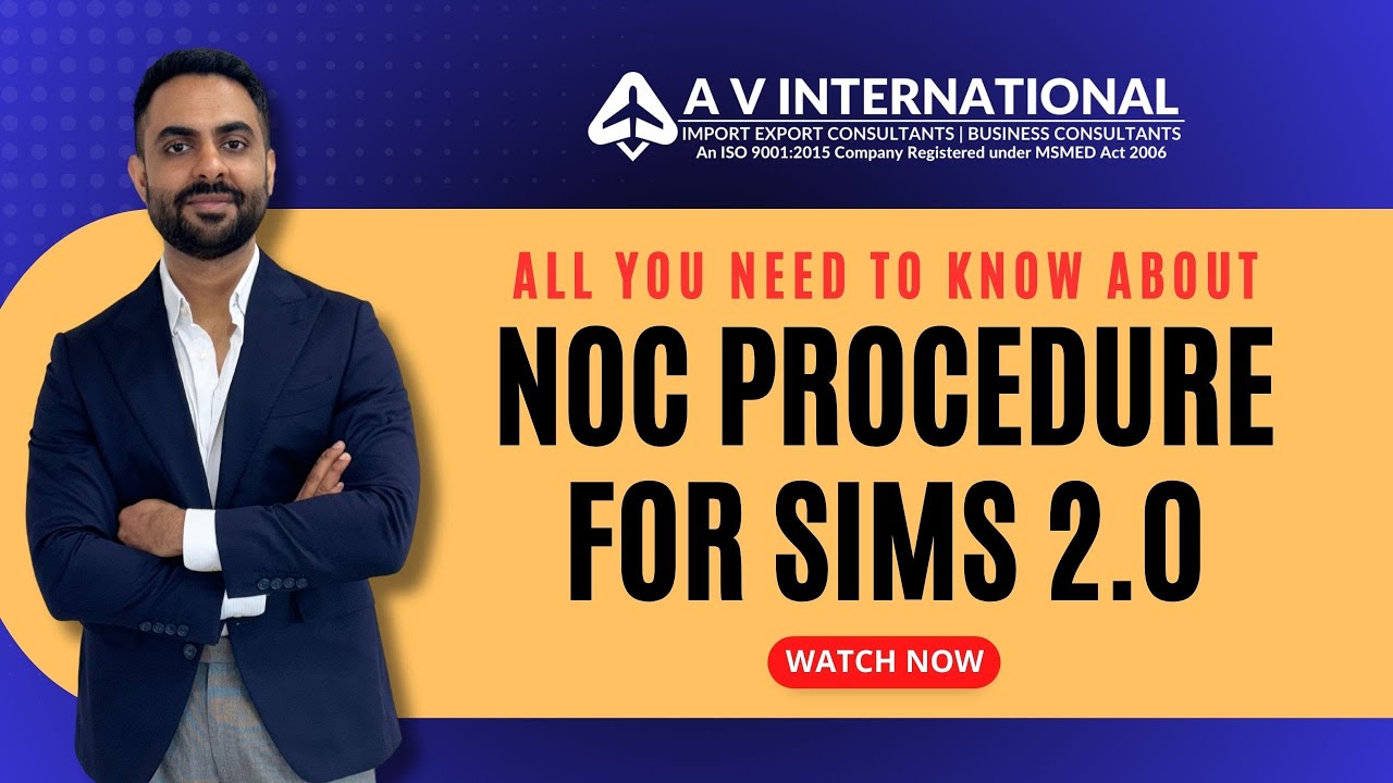 NOC for SIMS Registration | DGFT | Explained in Detail