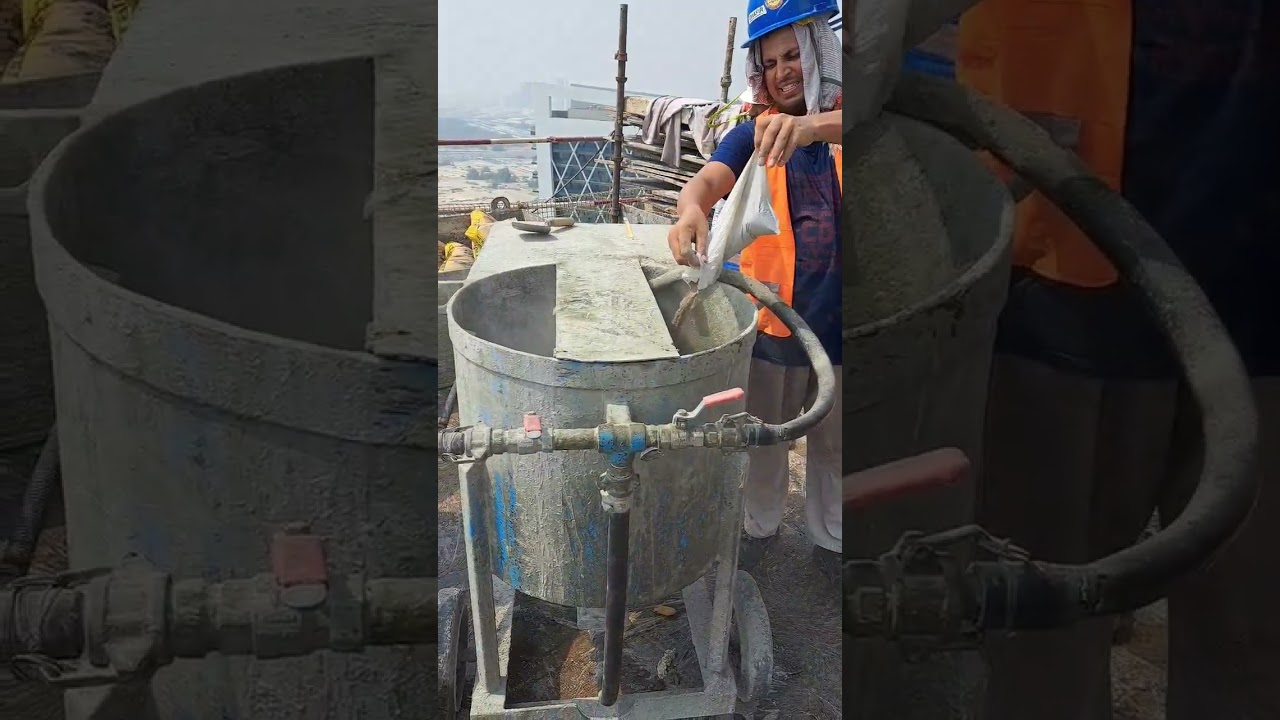 post tension slab grouting #posttensionslab #posttension #grouting #construction #civilengineering