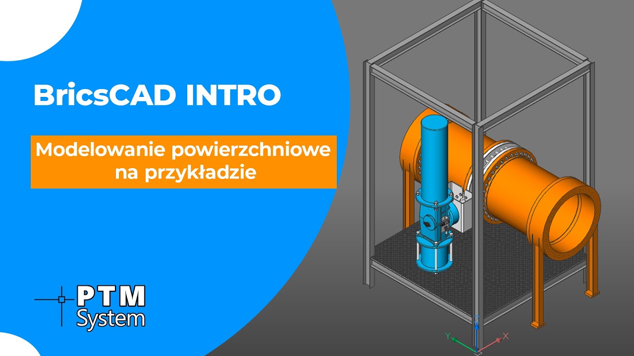 BricsCAD INTRO: Modelowanie powierzchniowe na przykładzie