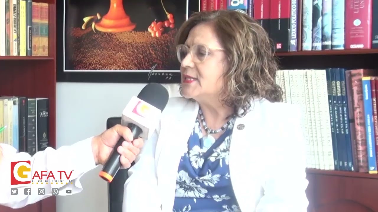 Dra. Julieta Logroño. Vicerrectora Académica, Investigación y Posgrado, UCE.