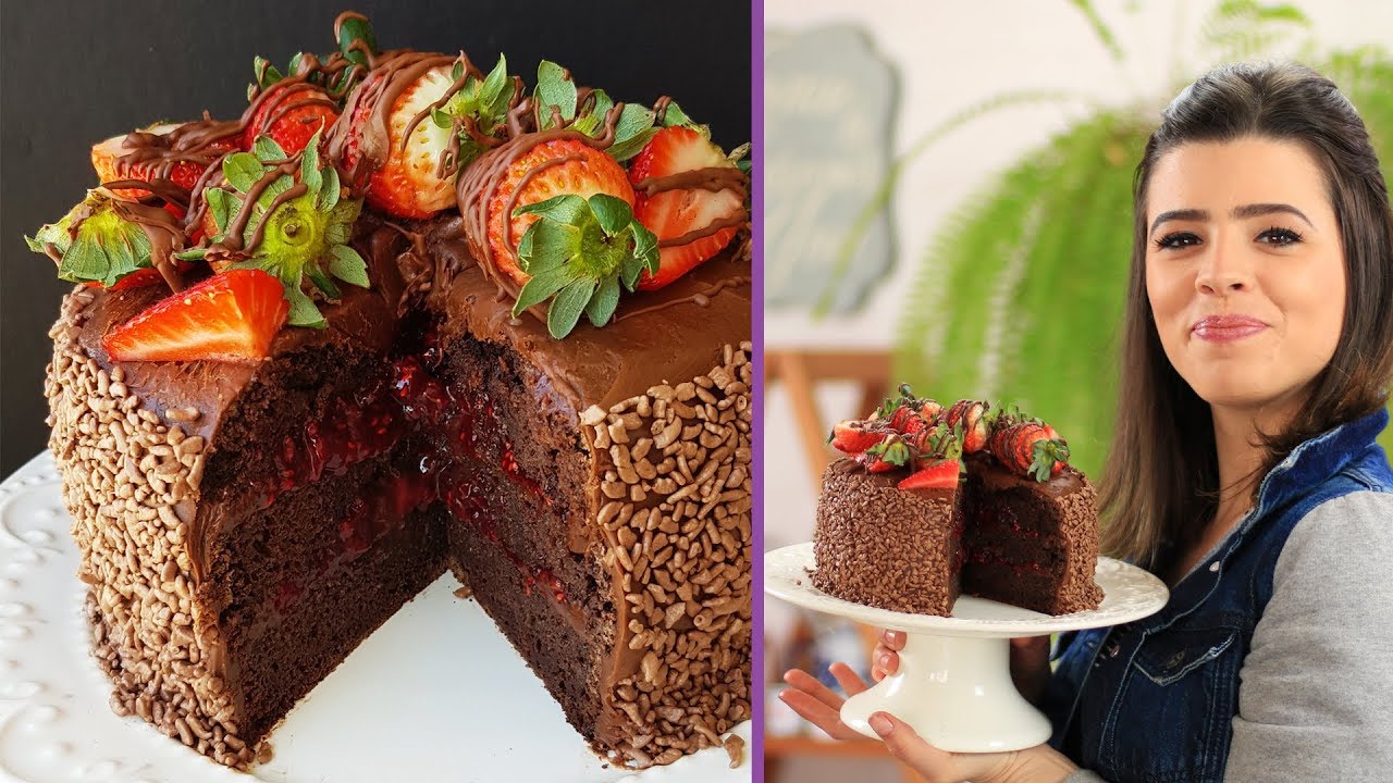 BOLO DA VIDA QUE ME ELIMINOU DO BAKE OFF - Bolo de Chocolate com Geleia | TPM, pra que te quero?
