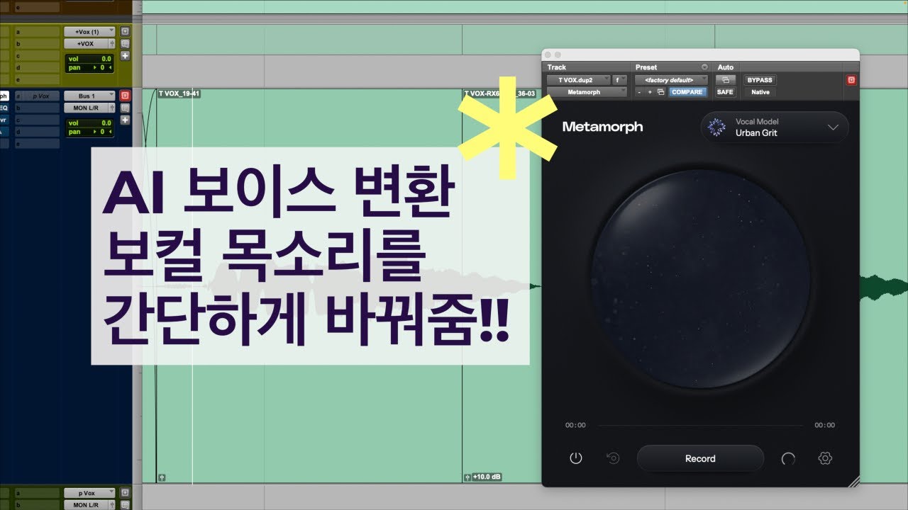 AI 기술로 보컬 목소리 간단하게 바꿔주는 플러그인 Auto Tune - Metamorph / Tutorial 325 #믹싱 #보컬 #보컬믹싱 #mixing #autotune