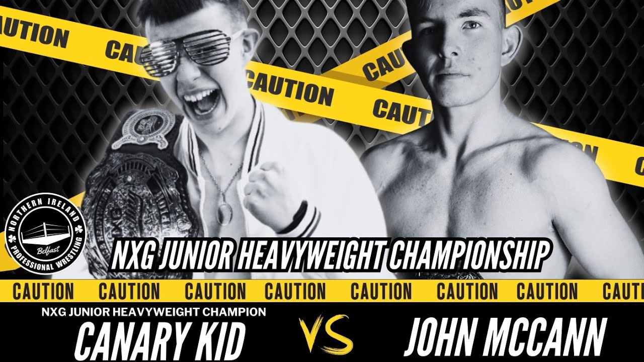 NIPW UNDERGROUND 2 - NXG JUNIOR HEAVYWEIGHT CHAMPIONSHIP MATCH - CANARY KID VS JOHN MCCANN