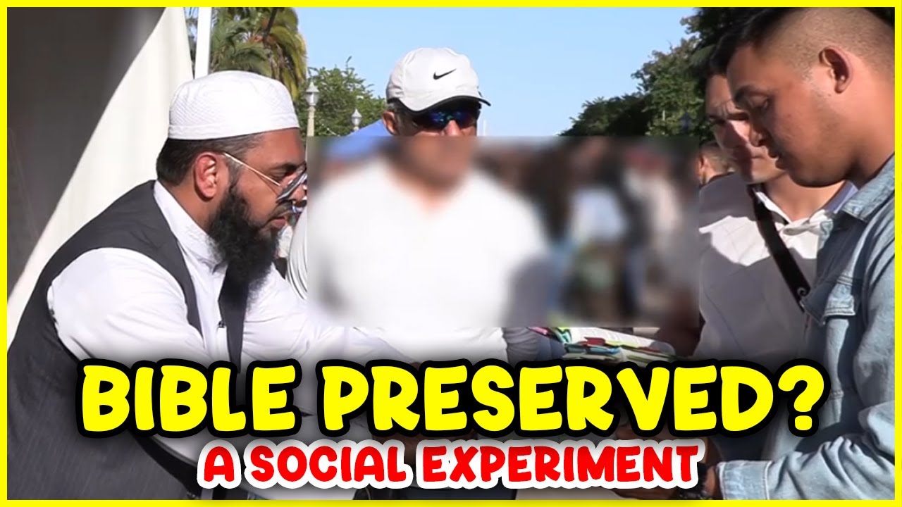 Bible preserved? A Social experiment | Uthman Ibn Farooq Official