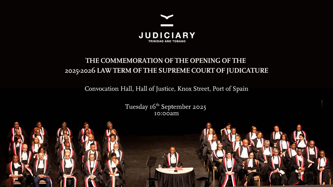 The Judiciary of Trinidad and Tobago | Commemoration of the Opening of the 2025-2026 Law Term