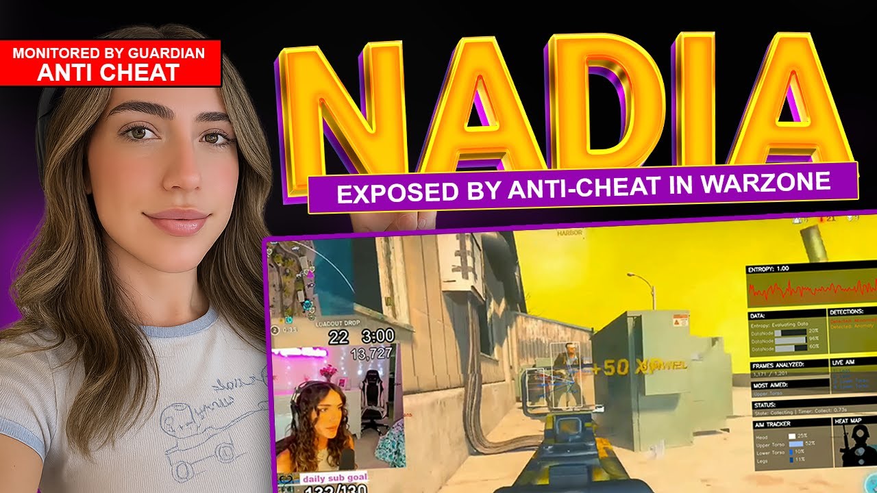 NADIA CAUGHT CHEATING IN CALL OF DUTY WARZONE WITH AIMBOT (100% PROOF)