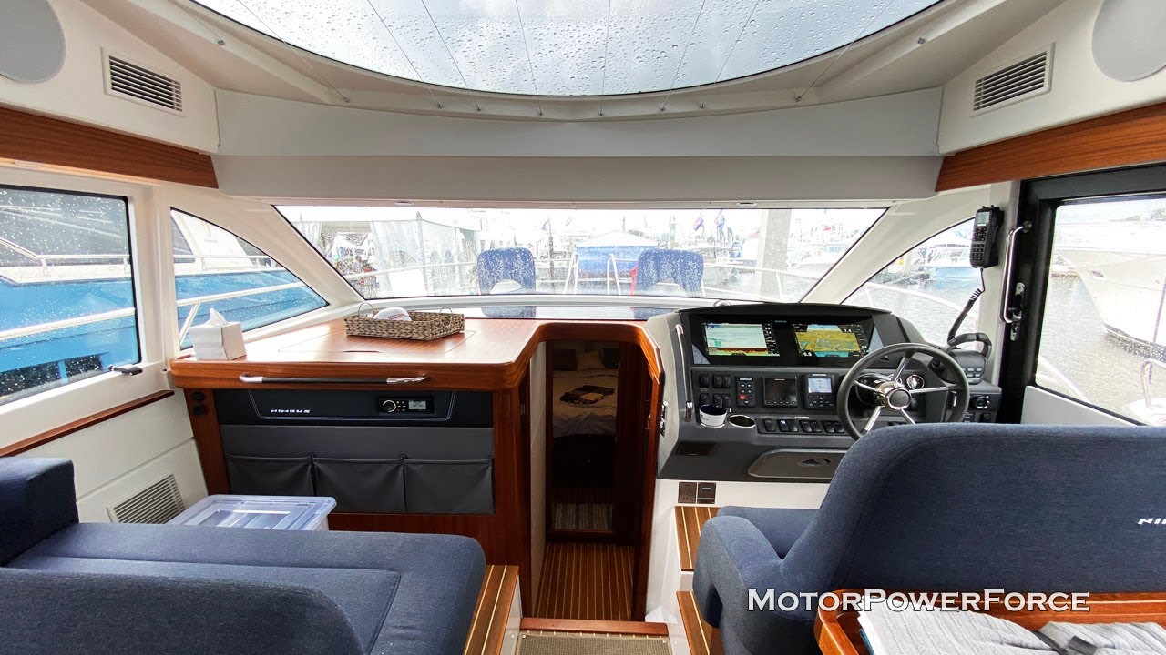 Nimbus 405 Flybridge Boat with Twin Volvo Penta D4 640 HP Diesel Engines
