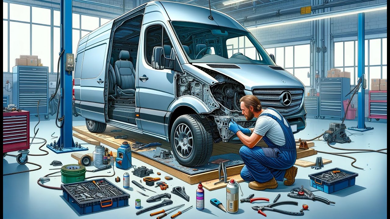 Mercedes-Benz Sprinter Teilreparatur: Einbau eines Neuteils - W900, W906
