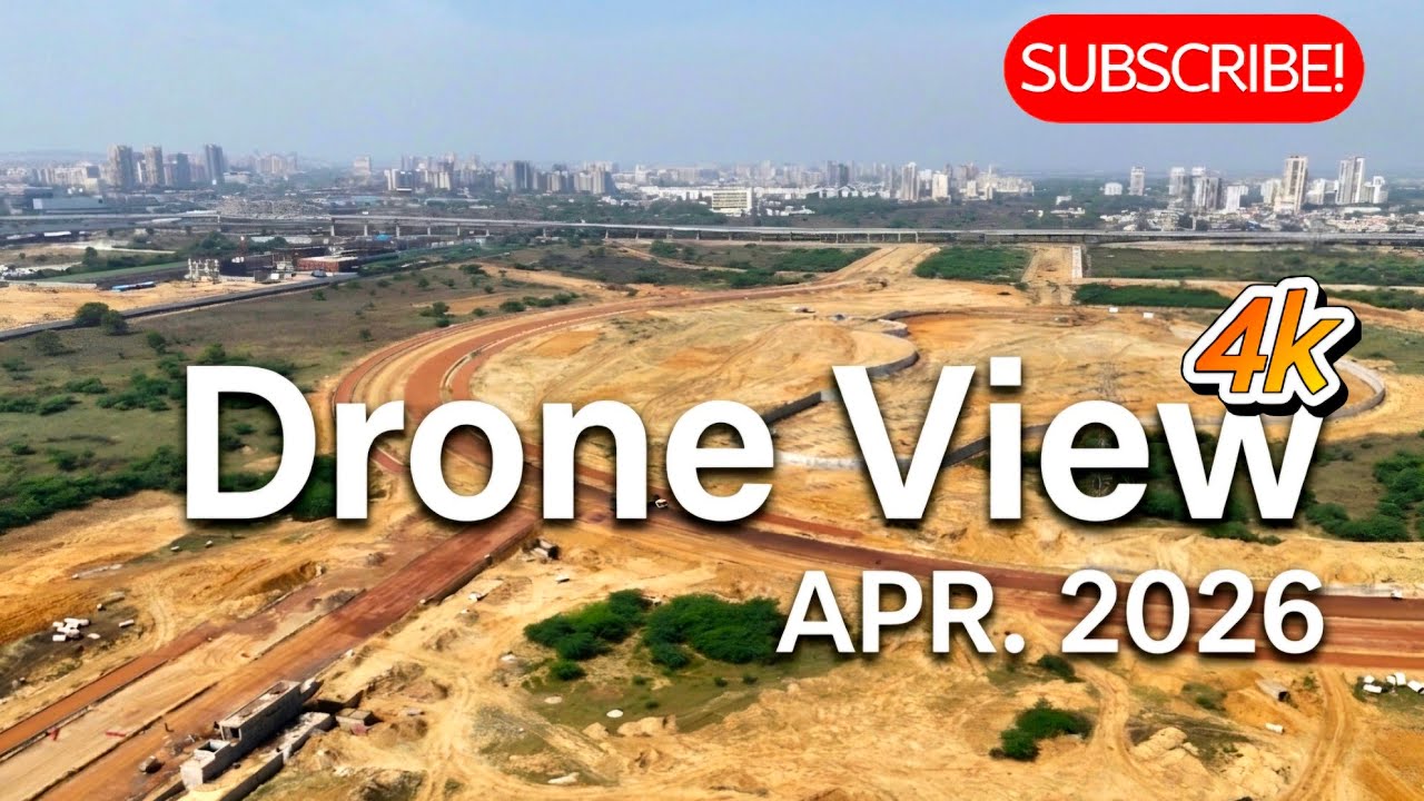 Gurgaon Global City - GGC- Aerial View | Apr. 2026 | #4k | #newgurgaon | #hsiidc 