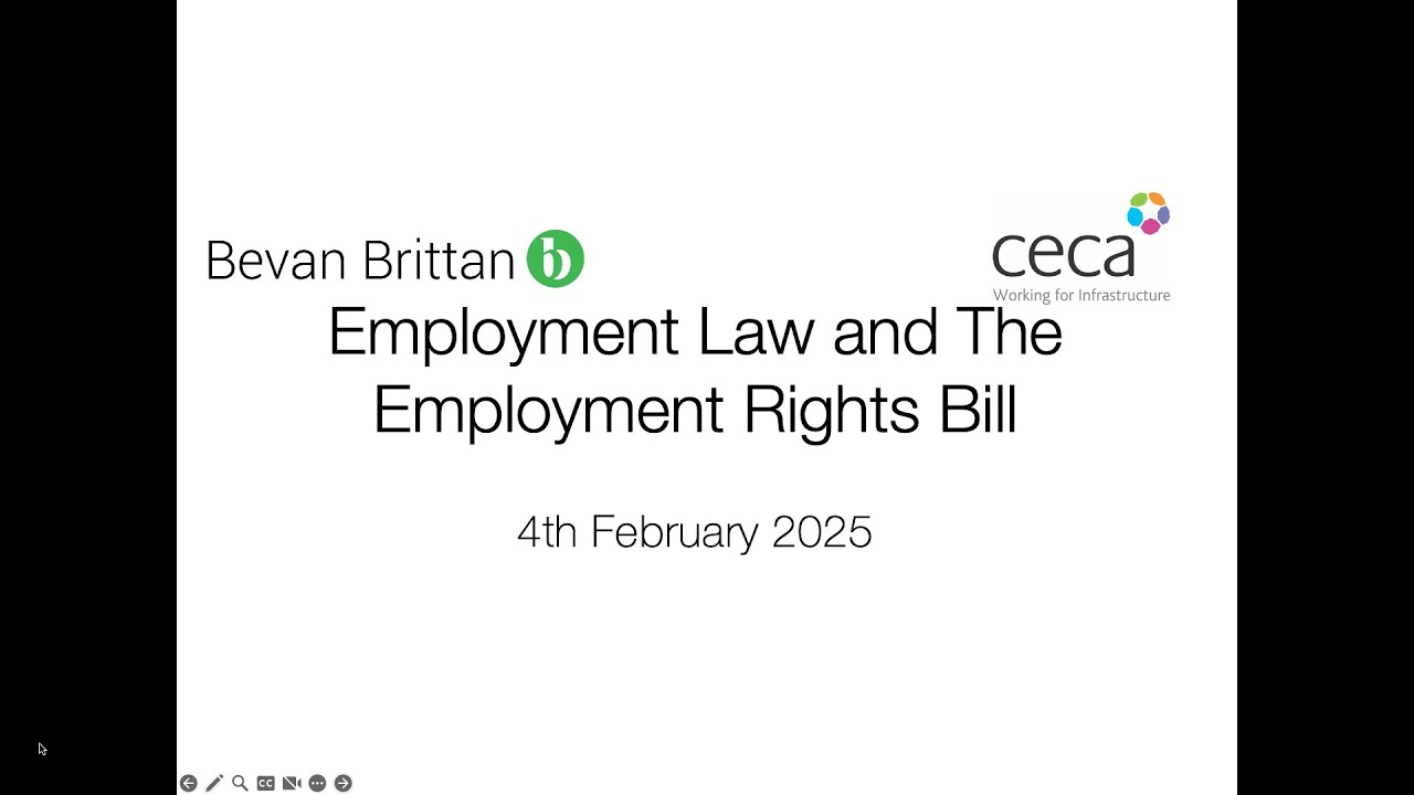 Employment Law and The Employment Rights Bill – CECA & Bevan Brittan Webinar