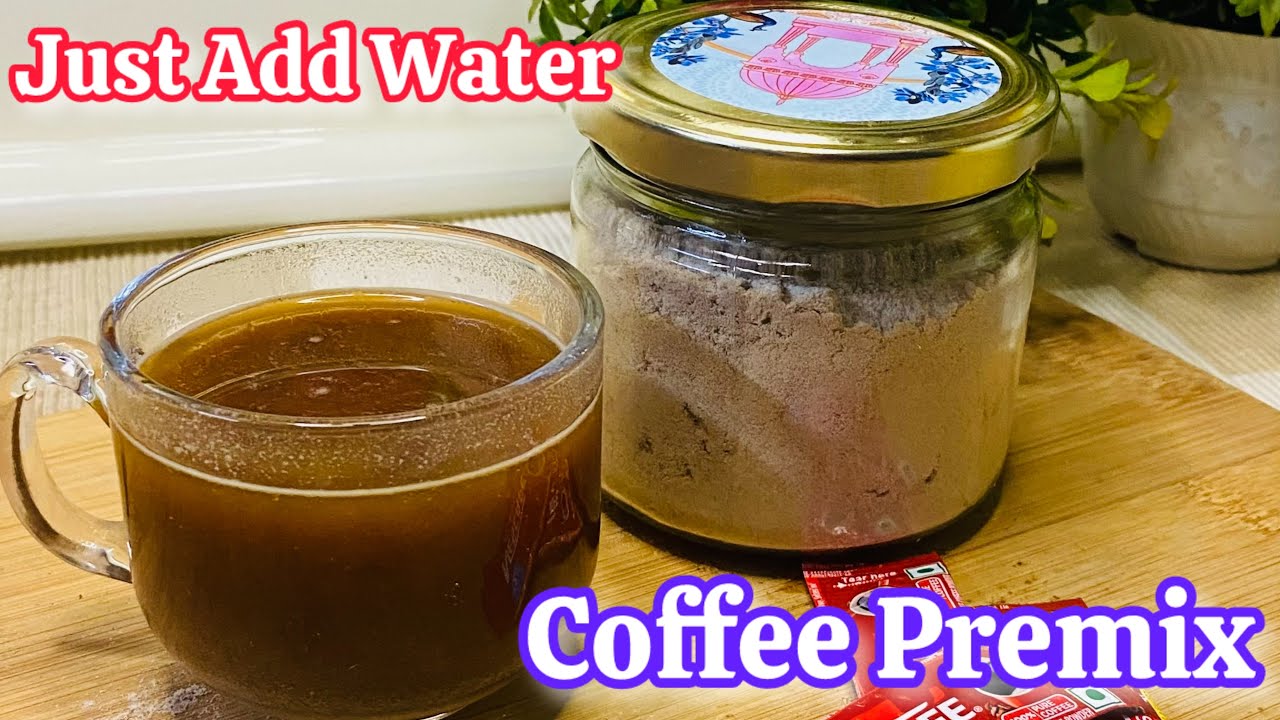 Instant Coffee Premix Recipe | Coffee Powder Premix | No strainer Coffee Travel Coffee Powder Recipe