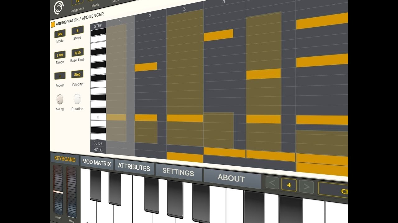 SynthMaster ONE - How To Set Up The Different ARPEGGIATORS - iPad Tutorial