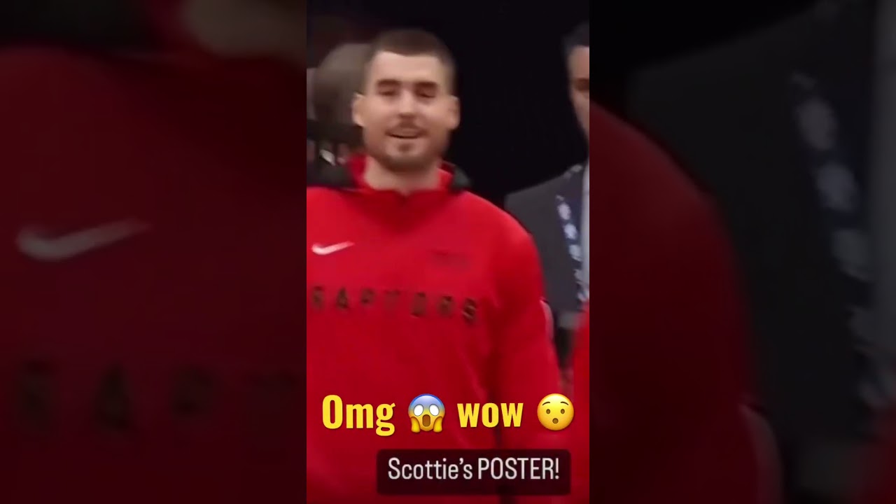 Scottie barnes póster dunk in mason plumlee 😮 wow 