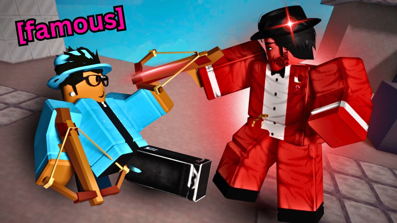 FAMOUS Youtuber Challenged Me in a 1v1.. (Roblox Bedwars)