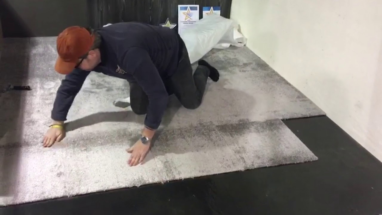 Fitting Carpet tiles on Ezy-Install Underlay I Fast, clean, easy and adhesive-free