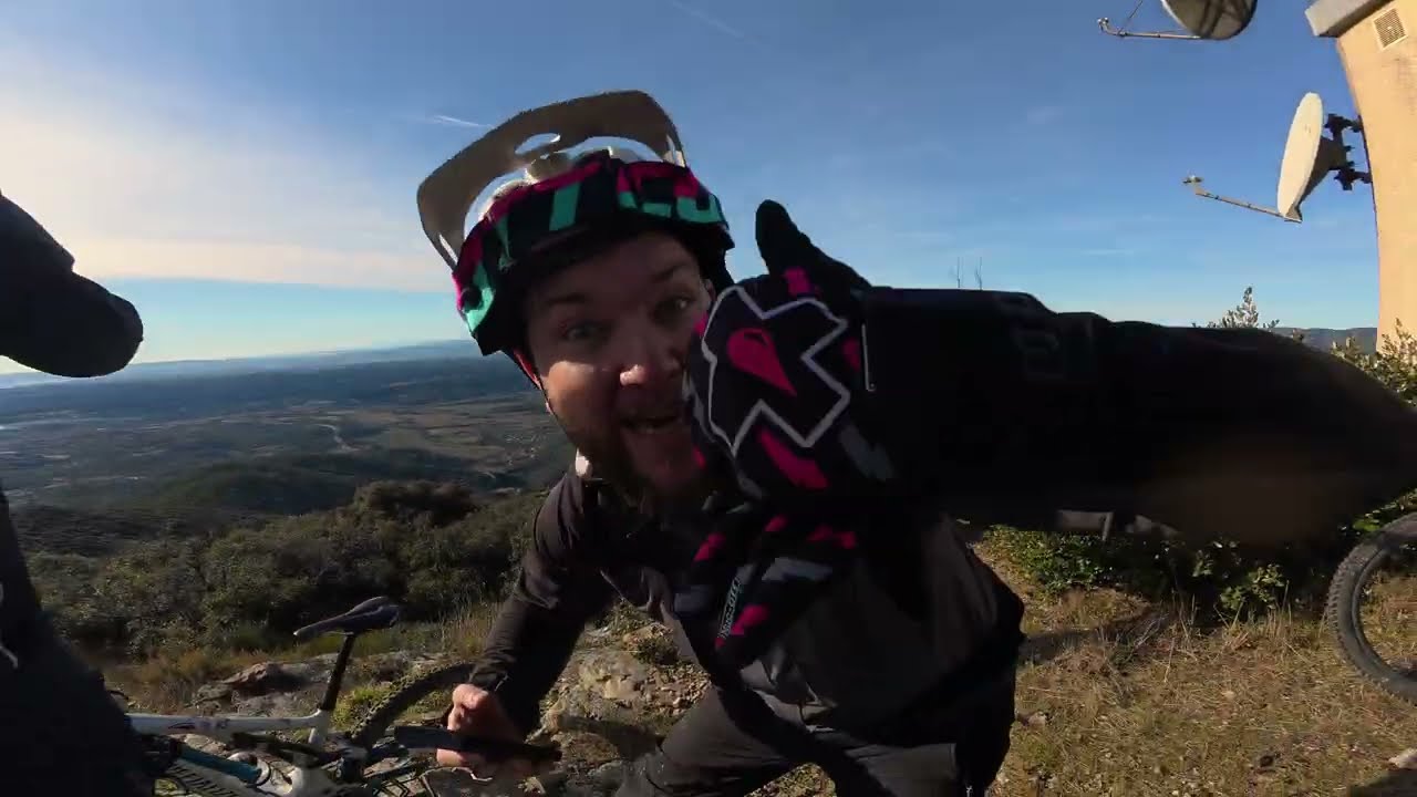 La team QG à Saint-Chinian, trace numéro 2