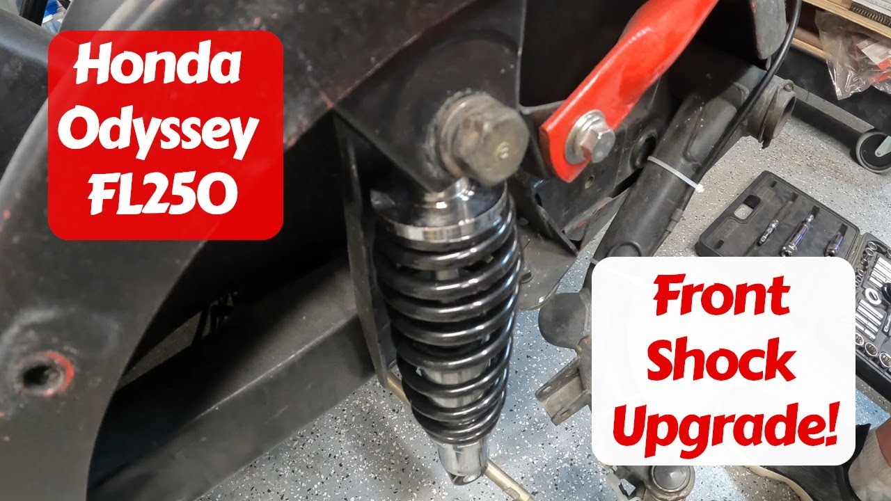Honda Odyssey FL250 - Front Shock Upgrade