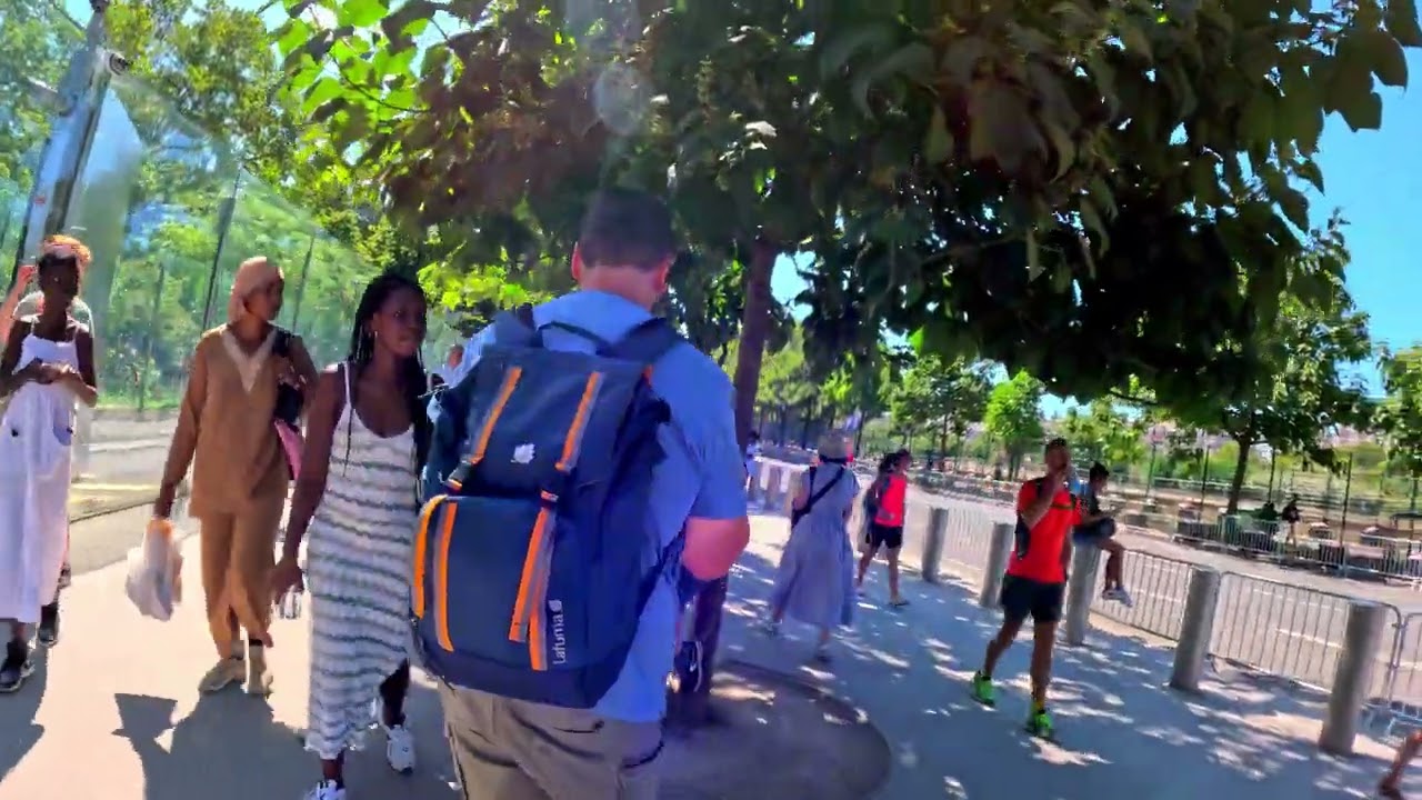 Exploring the Eiffel Tower Area: Paris 2024 Olympic Games Walking Tour | GoPro 12 4K