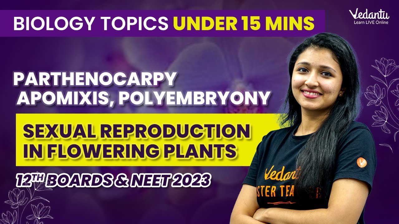 Parthenocarpy , Apomixis ,Polyembryony | Sexual Reproduction in Flowering Plants Class12 |