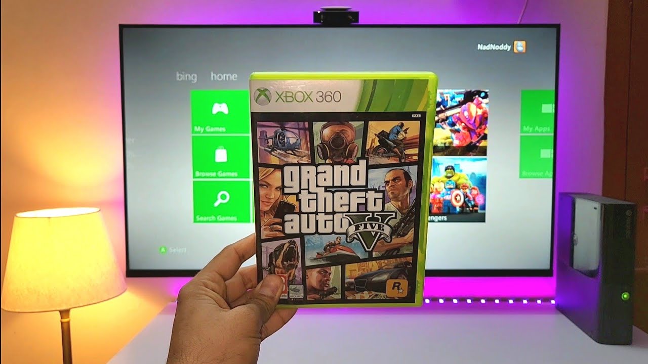 Геймплей GTA V на Xbox 360 в 2023 году
