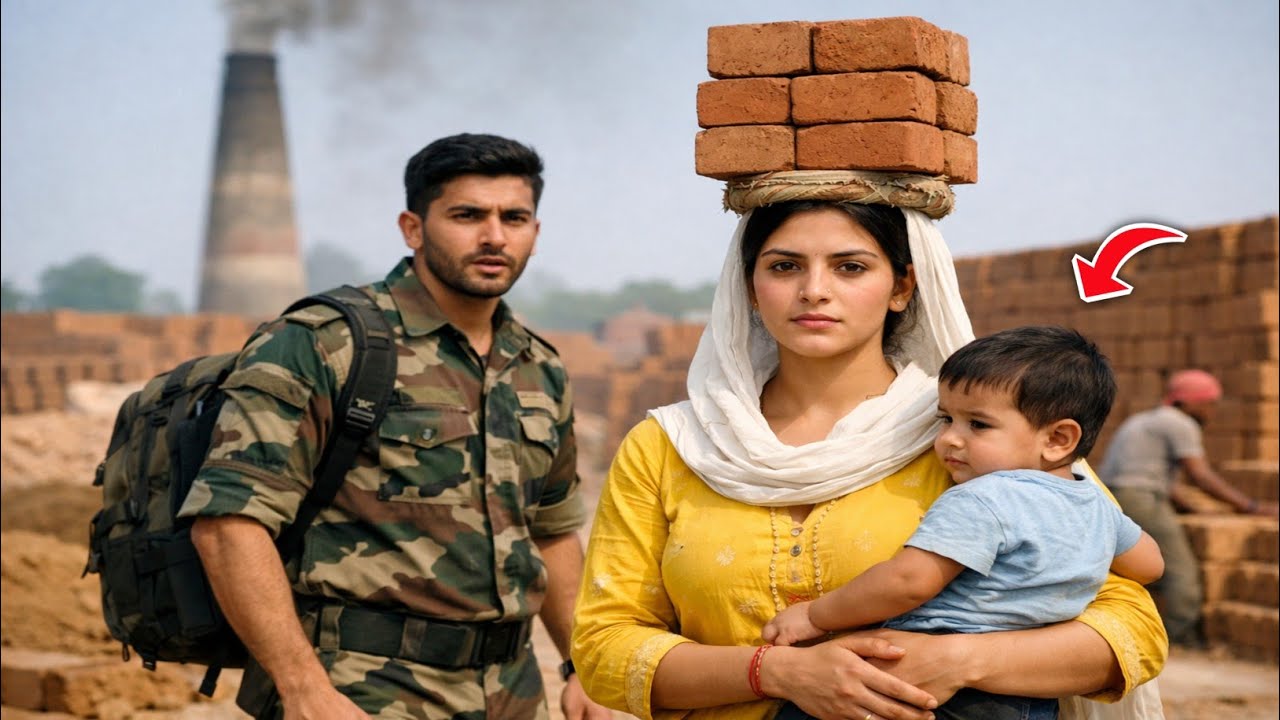 पति 3 साल बाद आर्मी ऑफिसर बनकर लौटा तो देखा पत्नी ईंट के भट्टे पर मजदूरी कर रही है फिर जो हुआ 