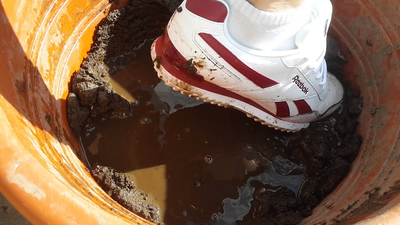 Reebok muddy