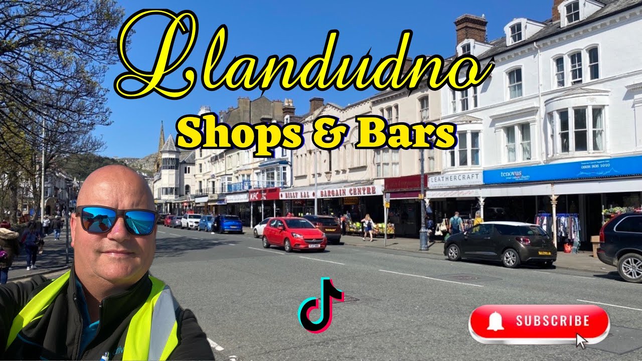 LlANDUDNO High Street Walk | BANK HOLIDAY | SHOPS & BARS | MAY 2025 |
