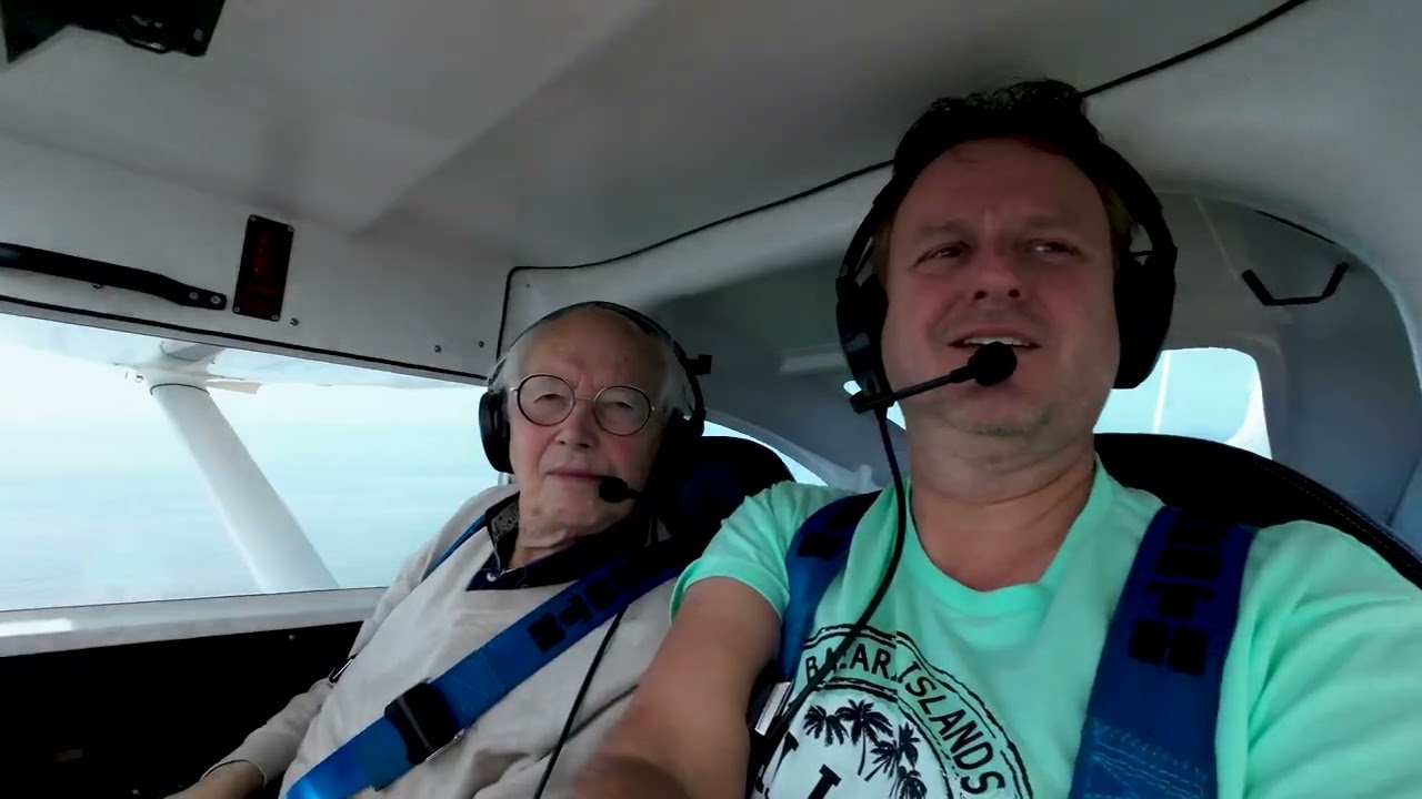 Frans Hilbers in de lucht