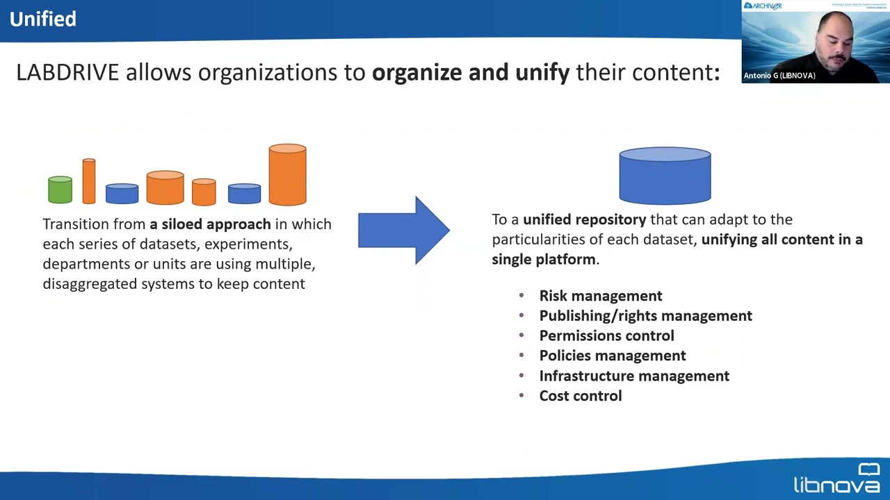 Training Webinar on the Libnova solution for long-term data preservation