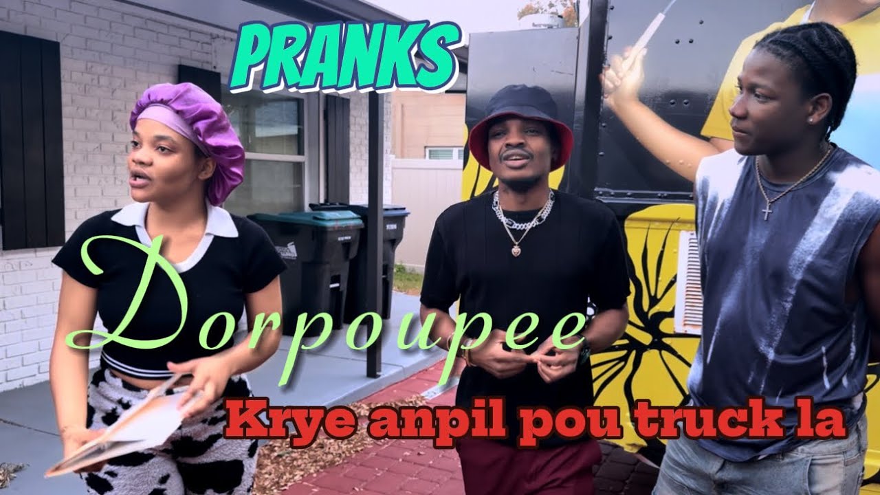 Mezanmi Dorpoupee te PRANK Mwen sou Papou,Ebyen jodi amen fel krye tou Ann gade ansanm…