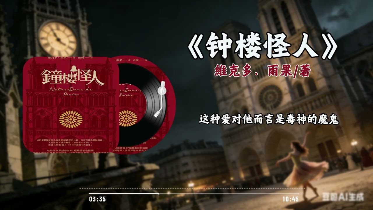 睡前一本书| 《钟楼怪人》你有没有在夜深人静时，听过远处传来的钟声？那沉郁而浑厚的声响，一丝不苟地剥开夜色，来叩问你的灵魂。