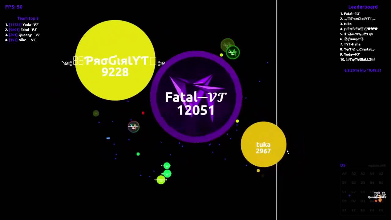 AGAR.IO // SAT tournament round - Vitality vs Team Ogario
