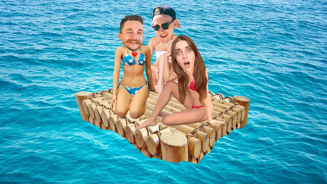 STUCK on a Raft Challenge ft. Click House