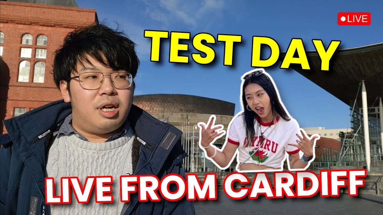 🔴 COME WITH ME to the Citizenship Test (in Welsh)...and try Welsh food!