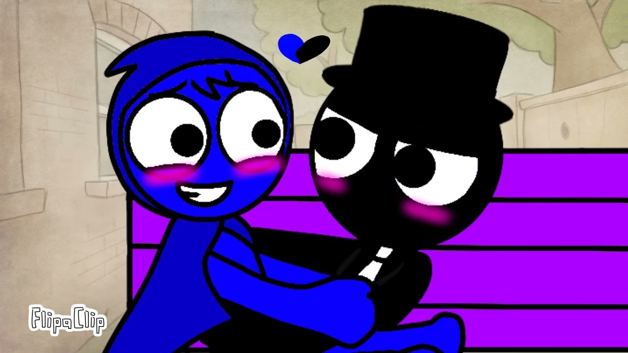 Jevin x Black and Tunner💙🖤🏻 (From Sprunki) #OrenxPinki