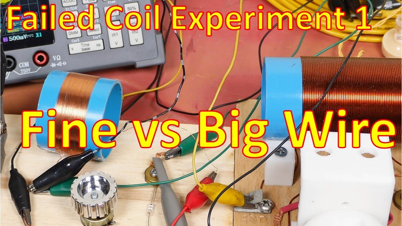 Crystal Radio Coil, Fine-Wire Straight-Wind Experiment 1/3