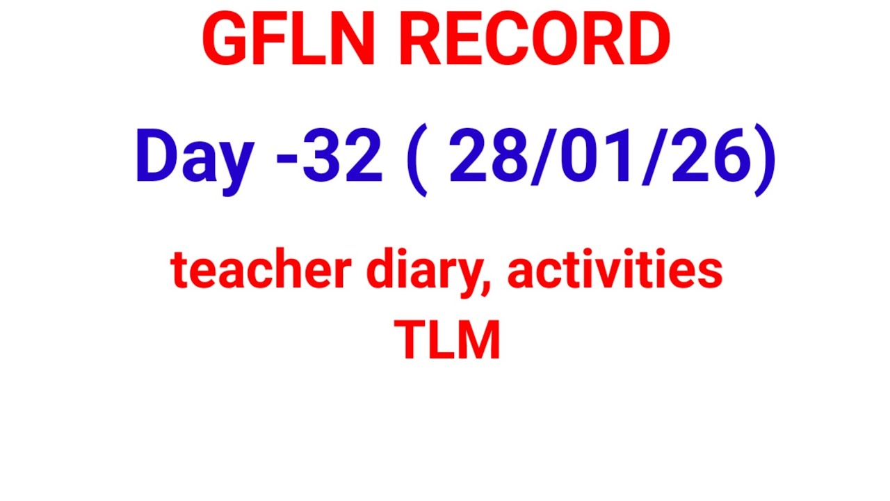 GFLN RECORD /DAY-32 / 28/01/26 /3 to 5 th class