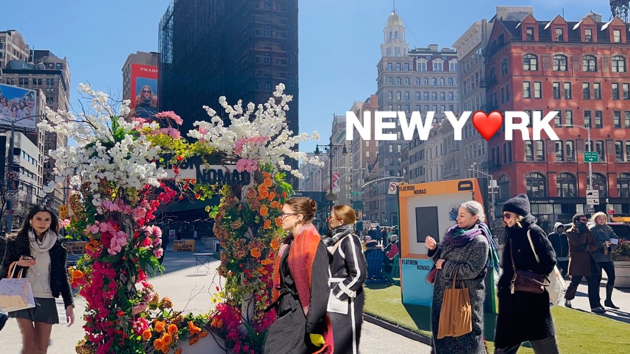 [4K]🇺🇸NYC Walk🗽Beautiful Spring Day in New York City😎🌷Gramercy & Flatiron District in NYC | Mar 2026