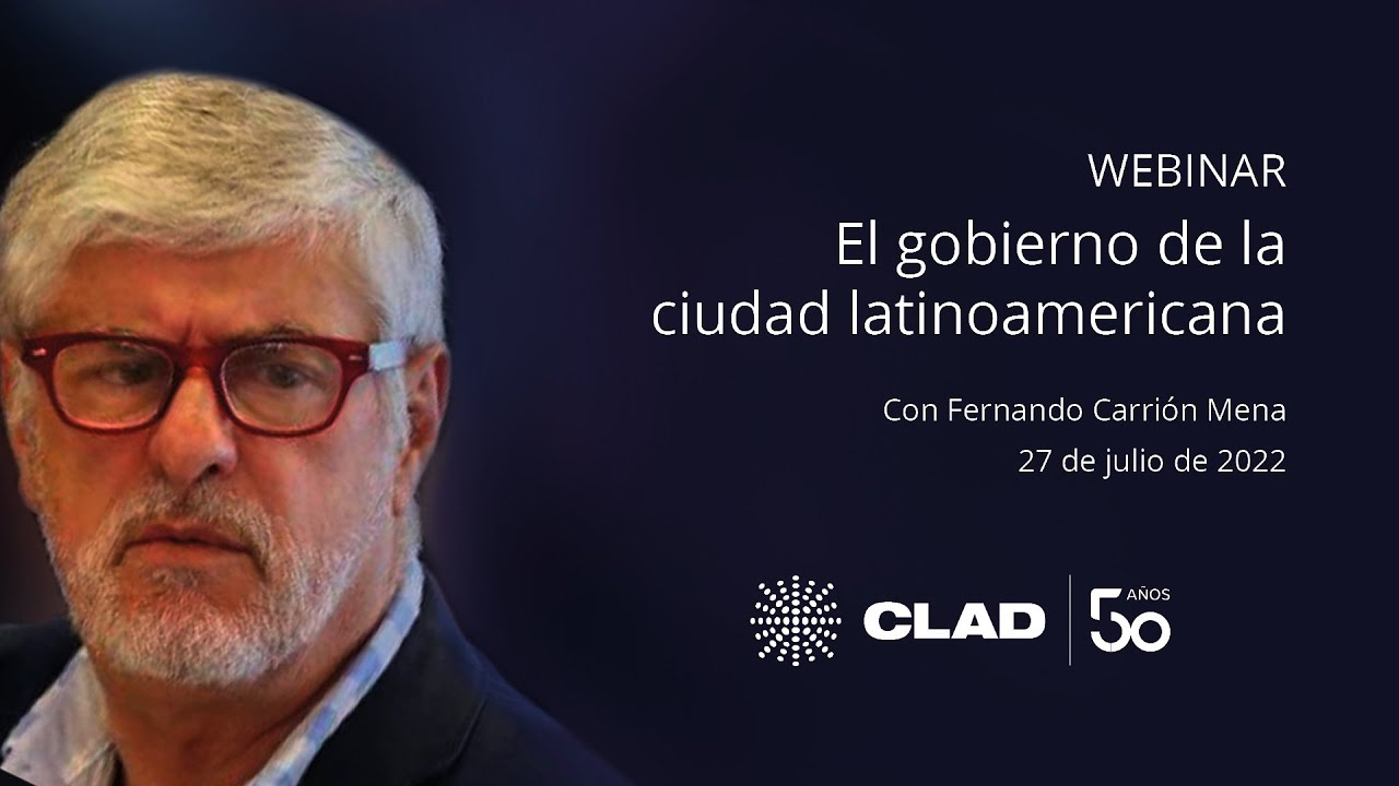 #WebinarCLAD El gobierno de la ciudad latinoamericana
