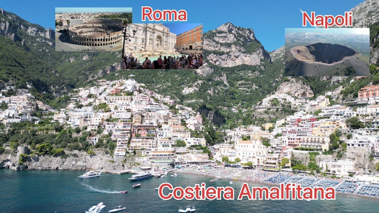 Roma-Napoli-Vesuvio e costiera amalfitana in bicicletta