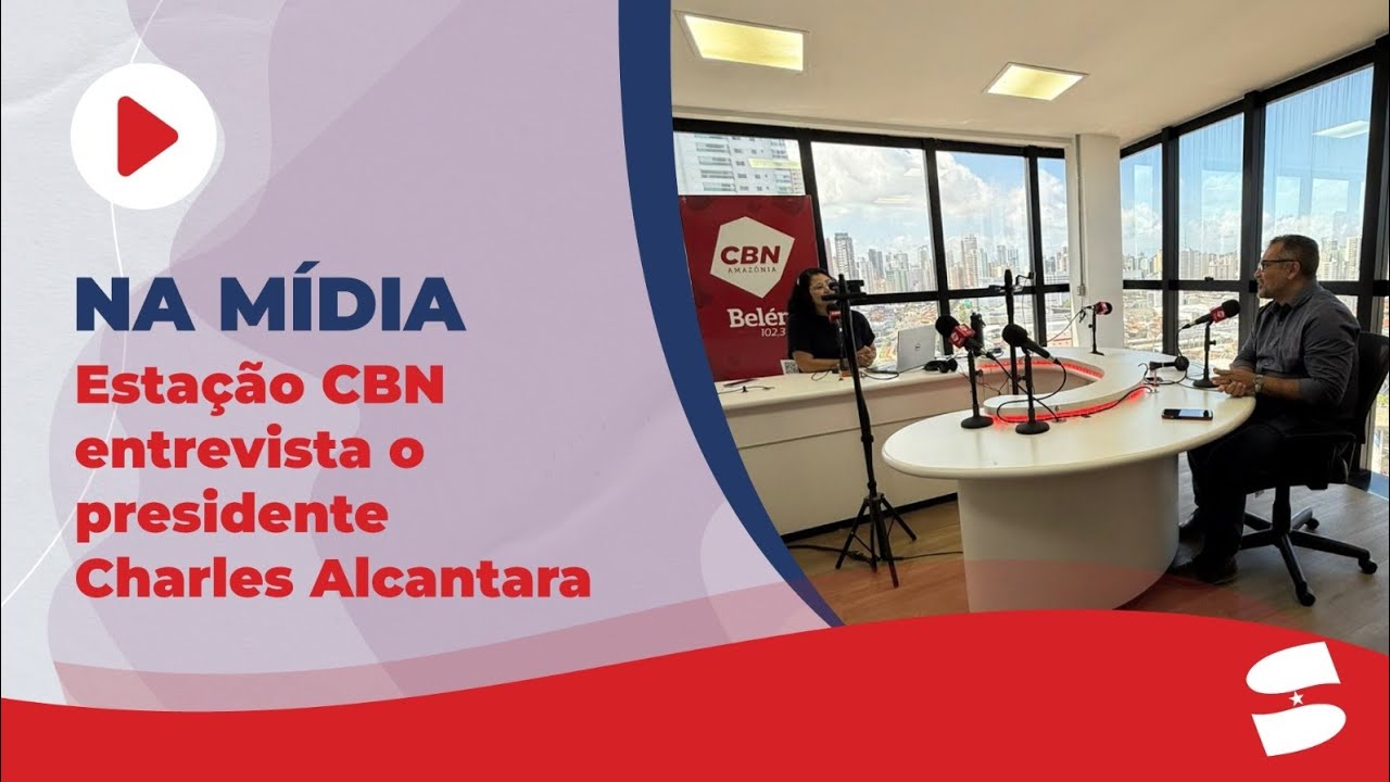 Estação CBN entrevista o presidente Charles Alcantara